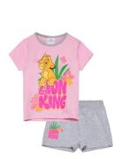 Set Pyjalong Pyjamasetti Pyjama Pink Disney