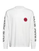 Dicruse Tops T-shirts Long-sleeved White HUGO