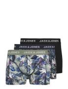 Jacbrady Flower Trunks 3 Pack Sn Bokserit Blue Jack & J S