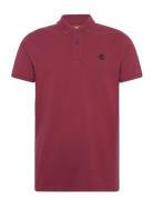 Millers River Pique Short Sleeve Polo Cordovan Tops Polos Short-sleeve...