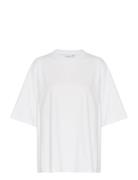 Simmagz Emb Tee Noos Tops T-shirts & Tops Short-sleeved White Gestuz