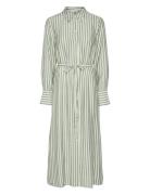 Yaskaya Ls Long Shirt Dress S. Noos Polvipituinen Mekko Green YAS