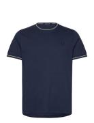 Twin Tipped T-Shirt Designers T-shirts Short-sleeved Navy Fred Perry