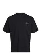 Jprblachad Branding Ss Crew Neck Tee Sn Tops T-shirts Short-sleeved Bl...