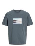 Jorvesterbro Picture Tee Ss Crew Jnr Tops T-shirts Short-sleeved Grey ...