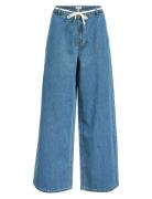 Objmoji Neel Mw Extra Wide Jeans 137 Bottoms Jeans Wide Blue Object