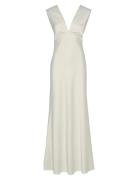 Yasdottea Ss Train Dress S. - Celeb Maksimekko Juhlamekko White YAS