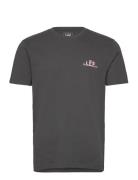 Regular Logo Tee Tops T-shirts Short-sleeved Black Lee Jeans