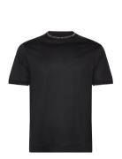 T-Shirt Tops T-shirts Short-sleeved Black Emporio Armani