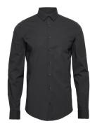 Cfpalle Slim Fit Shirt Tops Shirts Casual Black Casual Friday