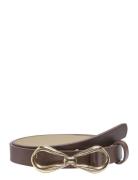 Kogfine Bow Jeans Belt Acc Vyö Brown Kids Only