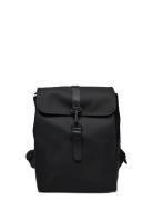 Bucket Backpack W3 Reppu Laukku Black Rains