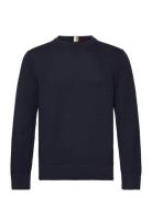 Ecaio-P Tops Knitwear Round Necks Navy BOSS