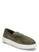 Modern Light Hybrid Suede Loafer Loaferit Matalat Kengät Khaki Green T...