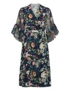 356 Pearl Dress Polvipituinen Mekko Navy Ida Sjöstedt