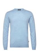 Margrate Tops Knitwear Round Necks Blue Matinique