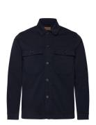 Mmgmatteo Soft Overshirt Tops Overshirts Navy Mos Mosh Gallery