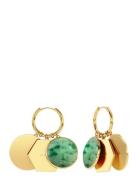 Insignia Hoops Multi Accessories Jewellery Earrings Hoops Gold Edblad