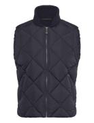 Water-Repellent Quilted Gilet Liivi Navy Mango