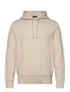 Loopback Fleece Hoodie Tops Sweat-shirts & Hoodies Hoodies Cream Polo ...