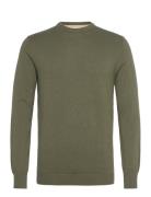 Bs Jupiter Regular Fit Knitwear Tops Knitwear Round Necks Khaki Green ...