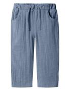 Nmmdawson Loose Pant Lil Bottoms Trousers Blue Lil'Atelier