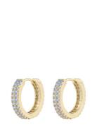 Seine Ring Ear G/Light Blue Accessories Jewellery Earrings Hoops Gold ...