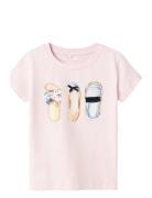 Nmfdessy Ss Top Tops T-shirts Short-sleeved Pink Name It