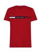 Hilfiger Chest Insert Tee Tops T-shirts Short-sleeved Red Tommy Hilfig...