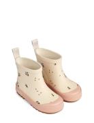 Tekla Printed Rainboot Kumisaappaat Cream Liewood