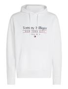 Hilfiger Center Stack Hoody Tops Sweat-shirts & Hoodies Hoodies White ...