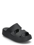 Getaway Platform H-Strap Matalapohjaiset Sandaalit Black Crocs