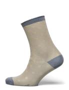 Donna Glitter Socks Lingerie Socks Regular Socks Beige Mp Denmark