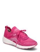 Women Lace-Up Matalavartiset Sneakerit Tennarit Pink Tamaris