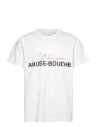 Amus-Bouche Tops T-shirts Short-sleeved White Pica Pica