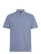 Pallas Tops Polos Short-sleeved Blue BOSS