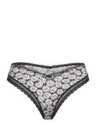 Thong Fun Lace Stringit Alusvaatteet Black HUGO