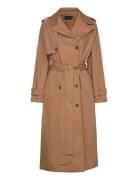 Over D Cotton Trench Coat Trenssi Takki Beige Lexington Clothing