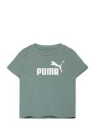 Ess No. 1 Logo Tee Ps Sport T-shirts Short-sleeved Green PUMA