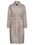 Vmdoreensoffy Long Trenchcoat Ent Trenssi Takki Beige Vero Moda