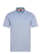 Peoxfordnew Tops Polos Short-sleeved Blue BOSS