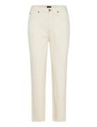 Carol Bottoms Jeans Straight-regular Cream Lee Jeans