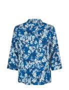 Danittadea Ev Tops Blouses Long-sleeved Blue Dea Kudibal