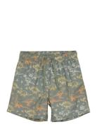 Swim Shorts Aop Uimashortsit Green Minymo