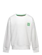 Sweatshirt Tops Sweat-shirts & Hoodies Sweat-shirts White Hugo Kids