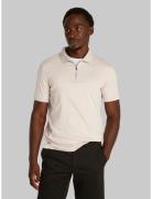 Liquid Touch Welt Zip Polo Tops Polos Short-sleeved Calvin Klein