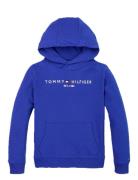 U Corp Logo Ess Hoodie Tops Sweat-shirts & Hoodies Hoodies Blue Tommy ...