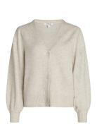 Elegant Cardigan Tops Knitwear Cardigans Beige Sirup Copenhagen