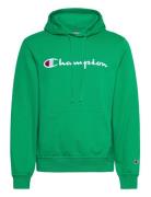 Hooded Sweatshirt Tops Sweat-shirts & Hoodies Hoodies Green Champion