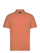 Pallas Tops Polos Short-sleeved Orange BOSS